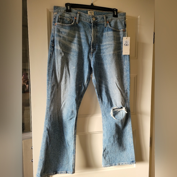 NWT Citizens of Humanity Demy Cropped Flare Jeans Size 31 - Picture 5 of 14